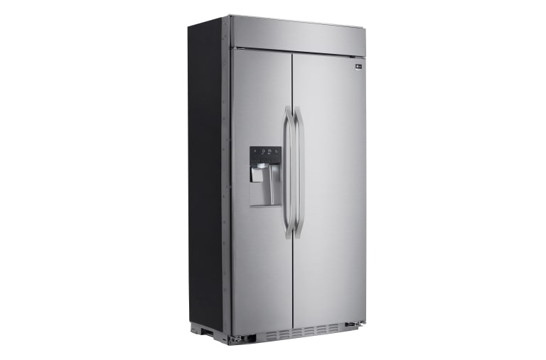 LG STUDIO- 42" Ultra-Large Capacity Side-by-Side Refrigerator with Ice & Water Dispenser, 26 cu. ft., LSSB2692ST