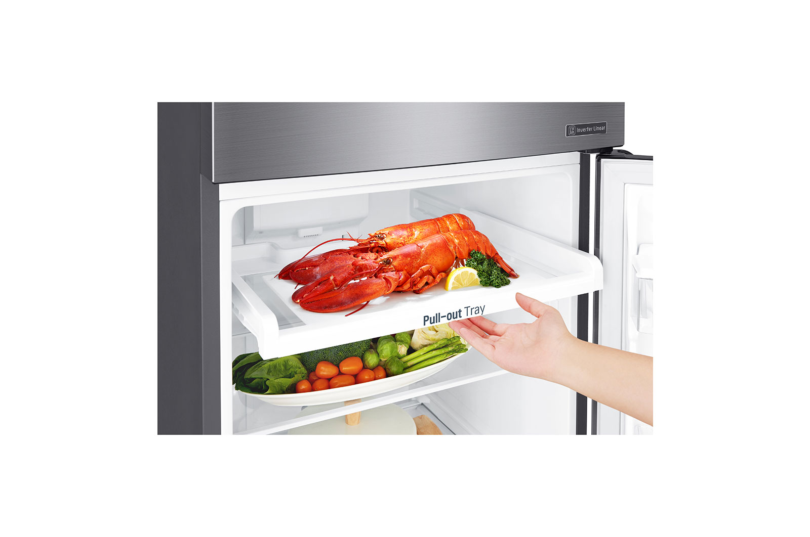 LG 24'' Counter Depth Compact Top Freezer Refrigerator with DoorCooling+, 11 cu.ft, LTNC11131V