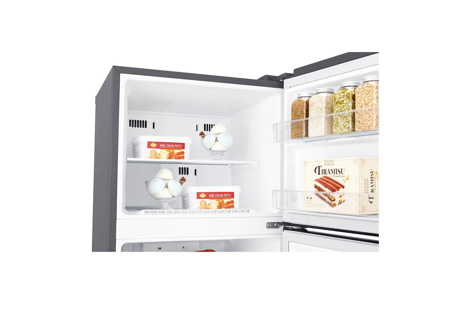 LG 24'' Counter Depth Compact Top Freezer Refrigerator with DoorCooling+, 11 cu.ft, LTNC11131V