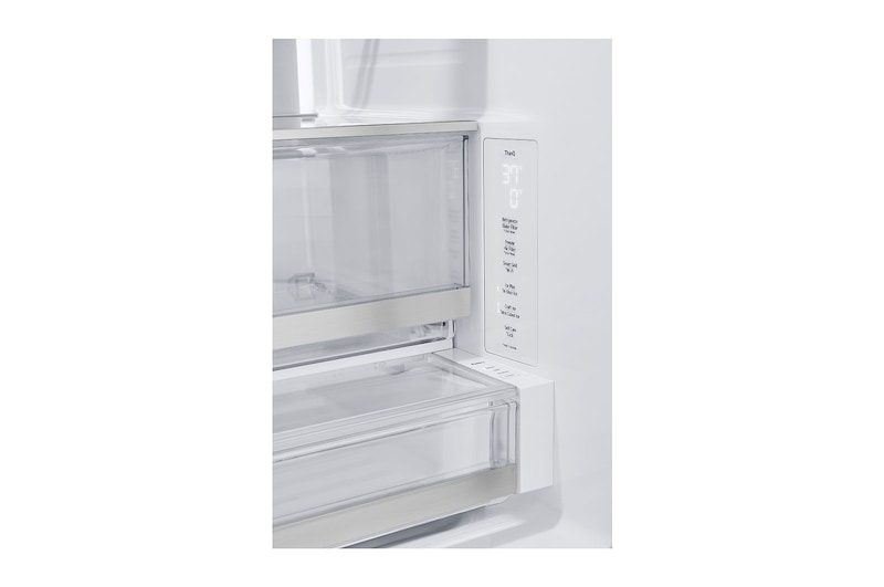 LG 36" 26 cu.ft. Counter-Depth MAX™ French 3-Door Refrigerator | Ice & Water Dispenser | 4 Types of Ice with Craft Ice®, LRYXC2606S