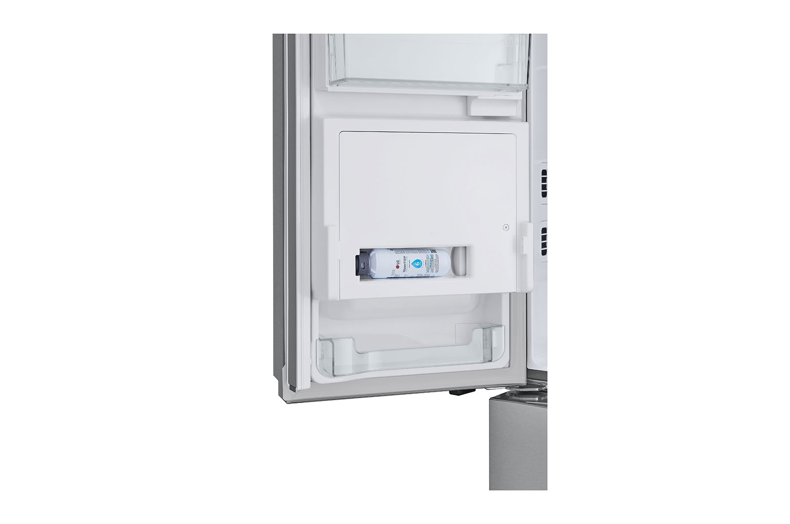 LG 26 cu. ft. Counter-Depth MAX™ French Door Refrigerator with Four Types of Ice, LRYXC2606S