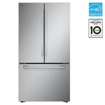 Front view of LG Refrigerators, French door SRFB27S3