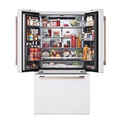 LG Studio 27 cu. ft. French 3-Door Counter-Depth MAX™ Refrigerator with Internal Water Dispenser, SRFB27W3