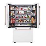 LG Studio 27 cu. ft. French 3-Door Counter-Depth MAX™ Refrigerator with Internal Water Dispenser, SRFB27W3