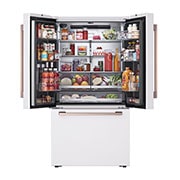 LG Studio 27 cu. ft. French 3-Door Counter-Depth MAX™ Refrigerator with Internal Water Dispenser, SRFB27W3