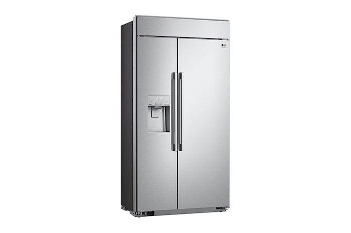 LG 42" 26 cu.ft. LG STUDIO Built-In Side by Side Refrigerator | Ice & Water Dispenser | Flush Design, SRSXB2622S