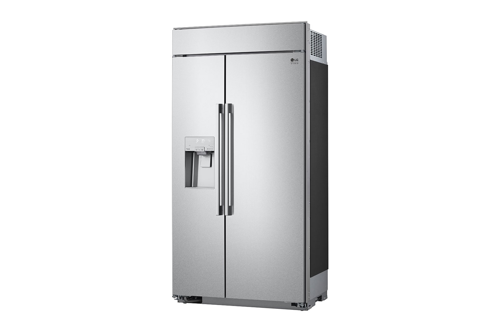 LG 42" 26 cu.ft. LG STUDIO Built-In Side by Side Refrigerator | Ice & Water Dispenser | Flush Design, SRSXB2622S