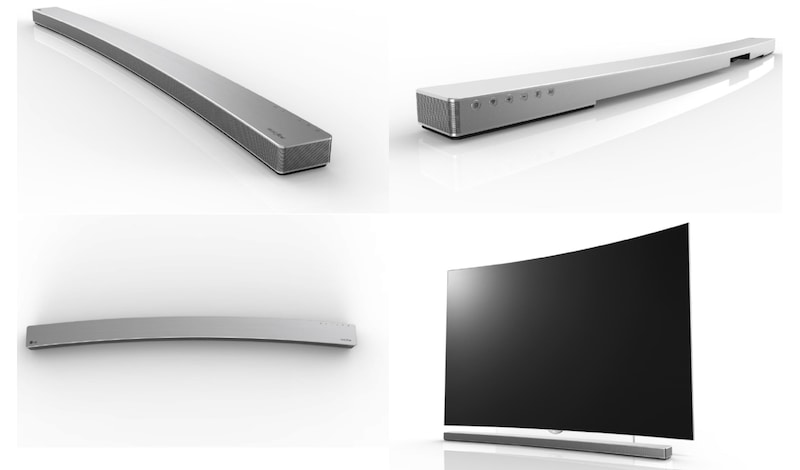 LG 360W Curved Wireless Sound Bar, LAS855M