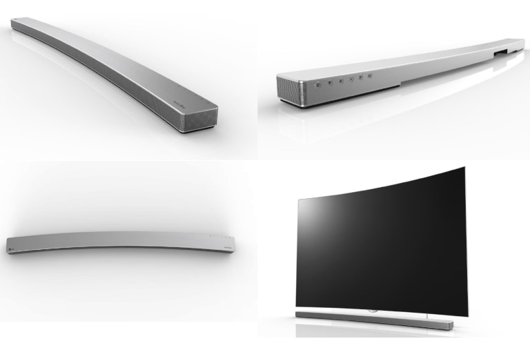 LG 360W Curved Wireless Sound Bar, LAS855M