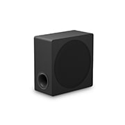 Angled view of the subwoofer