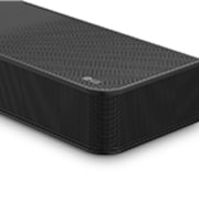 Front view of LG Soundbar S90TR's side corner