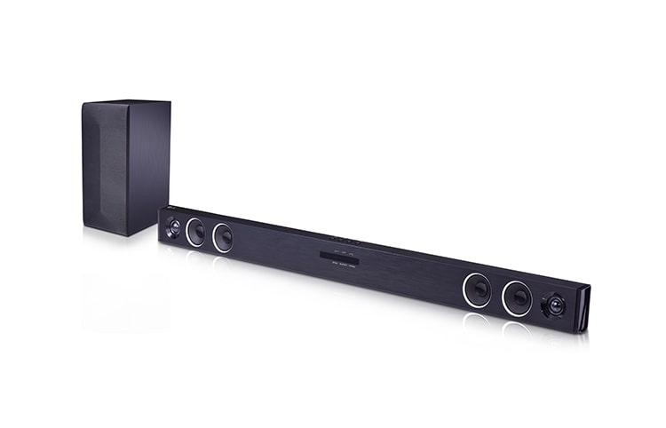 LG 300W Sound Bar with Wireless Subwoofer and Bluetooth Connectivity, SH3B