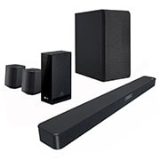 LG 4.1 ch 420W Sound Bar Surround System with Wireless Speakers , SL4R