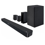 LG 4.1 ch 420W Sound Bar Surround System with Wireless Speakers , SL4R