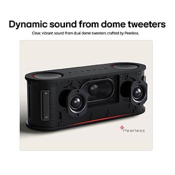 USP card: Dual dome tweeters
