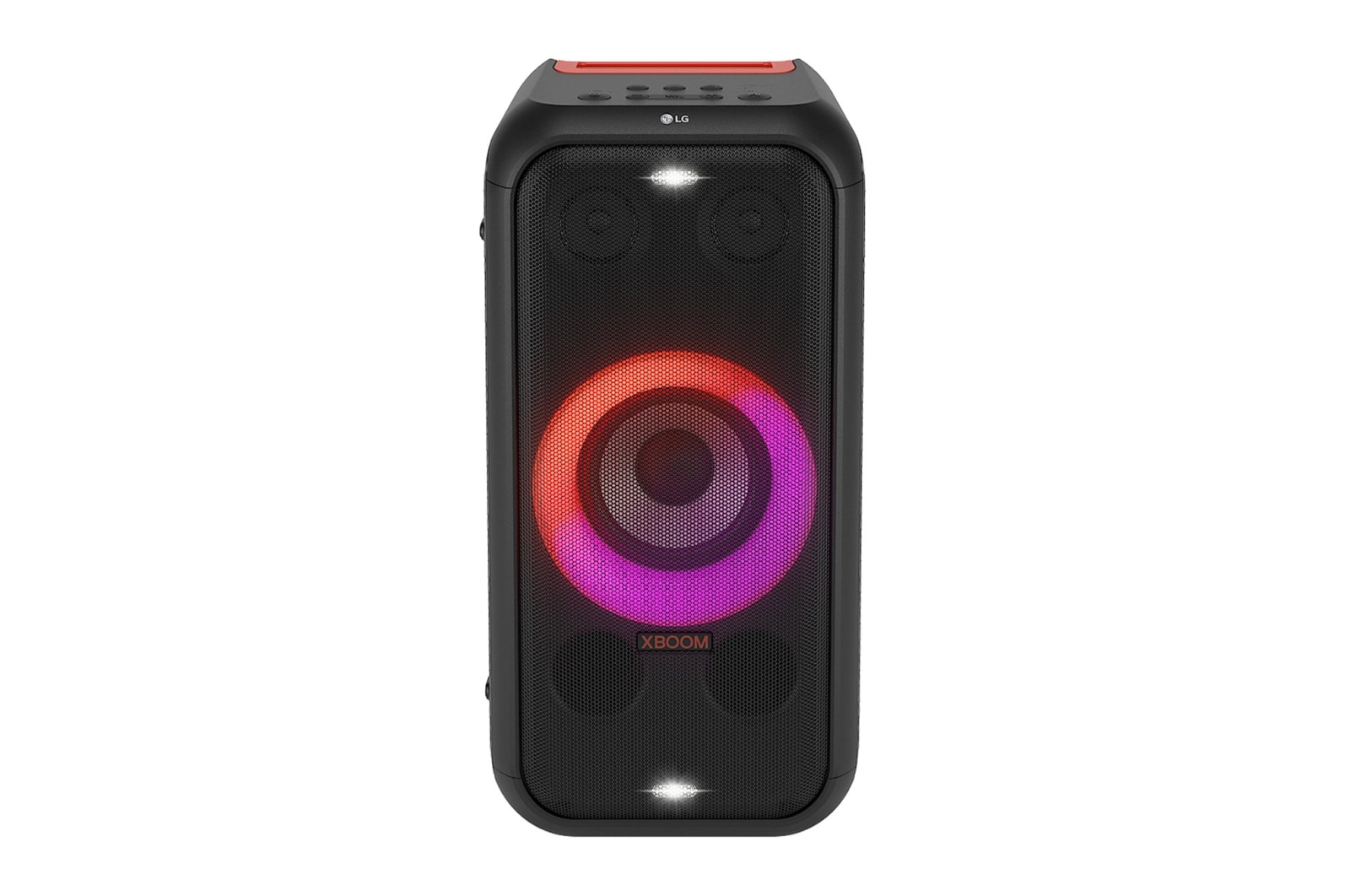 Front view with all lighting on.