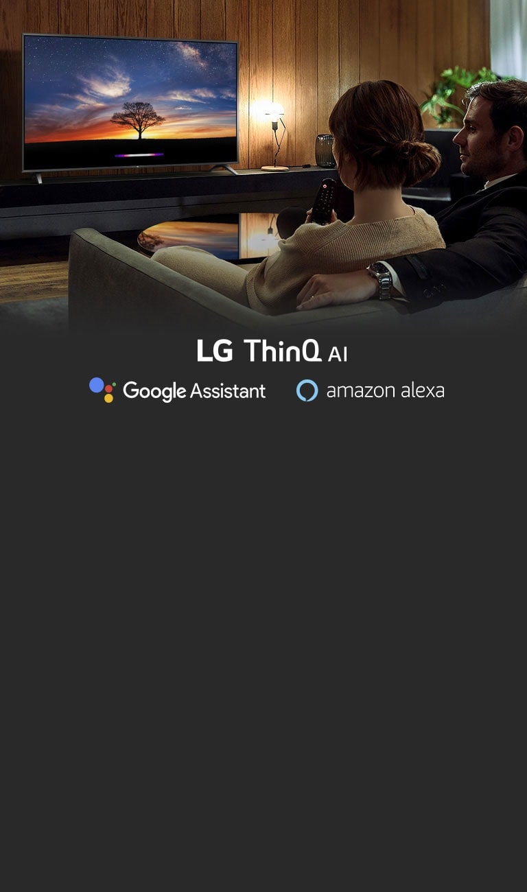 Experience the brilliance of LG's ThinQ AI<br>1