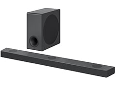 Diagonal view of LG Sound Bar S90QY Sound Bar set.