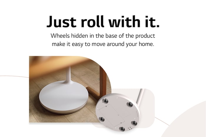 LG StanbyME Rollable Smart Touch Screen with 3hr Battery, 27ART10AKPL