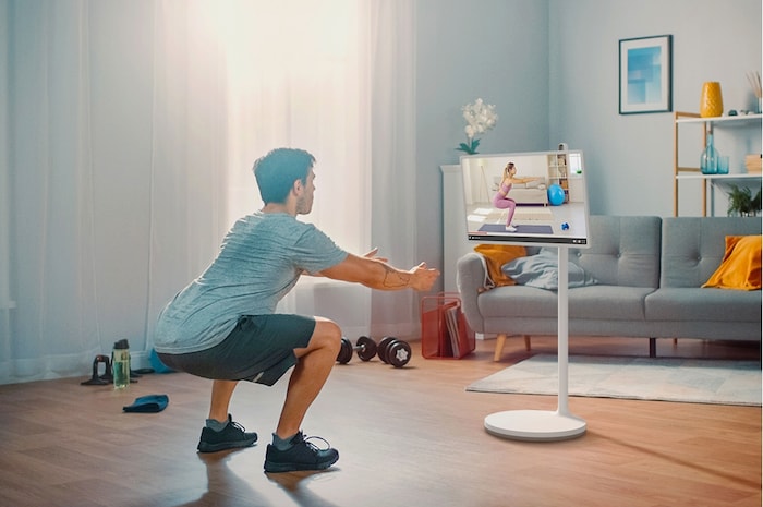 LG StanbyME Rollable Smart Touch Screen with 3hr Battery, 27ART10AKPL