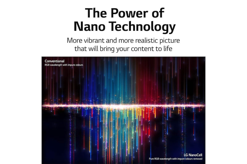 LG NANO75 50" 4K Smart NanoCell TV, 50NANO75UPA