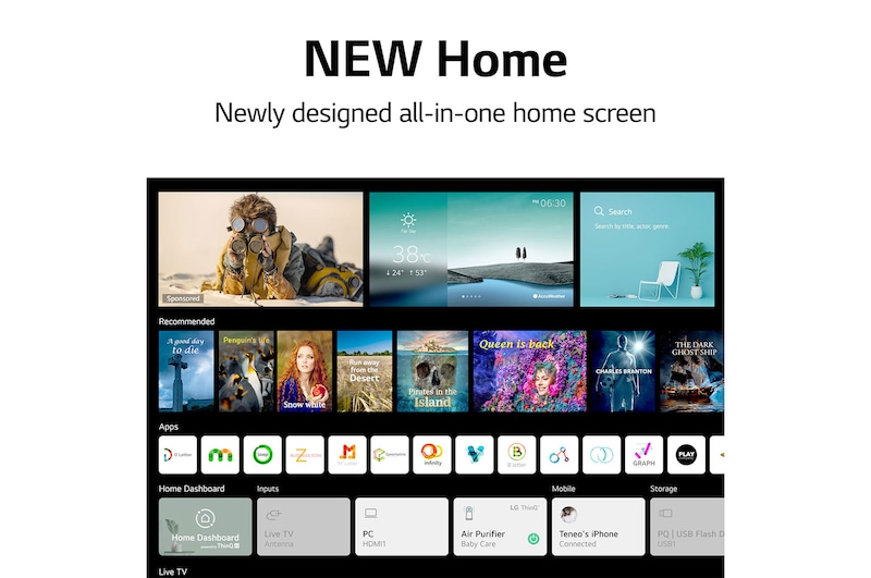 LG NANO75 50" 4K Smart NanoCell TV, 50NANO75UPA