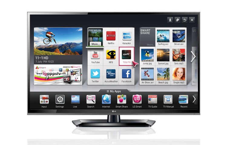 LG 47 inch TV | Smart LED TV | Magic Remote | Built-in Wi-Fi, 47LS5700