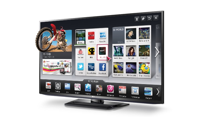 LG 50 inch TV | Plasma TV | 3D Smart TV | Full HD 1080p | THX 3D Display, 50PM6700