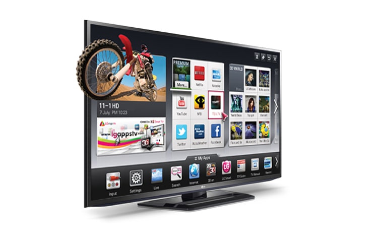 LG 50 inch TV | Plasma TV | 3D Smart TV | Full HD 1080p | THX 3D Display, 50PM6700