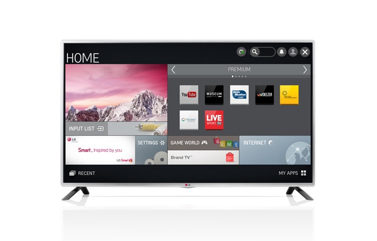 LG 55 Inch 1080p Smart TV LED TV, 55LB5800