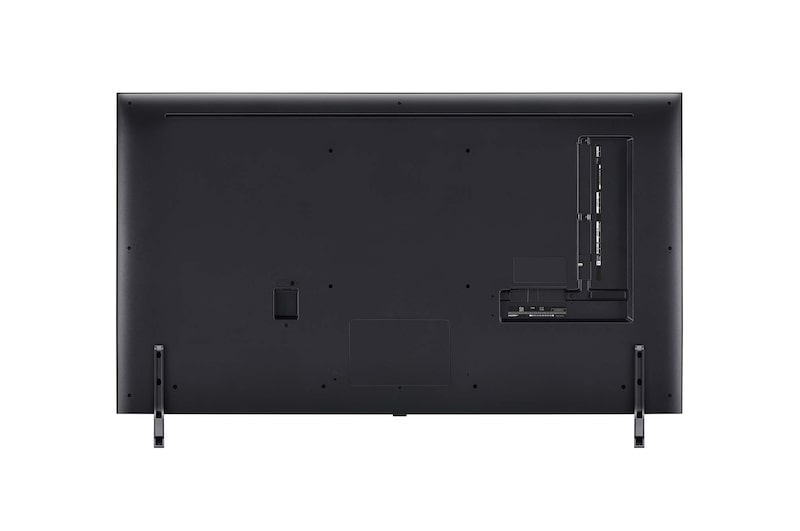 Rear view of LG QNED TV, QNED85