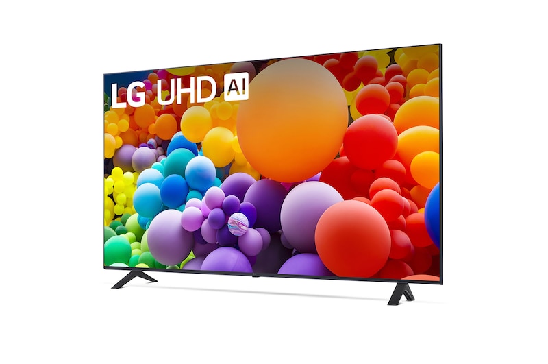 Front view of LG UHD TV, UT70