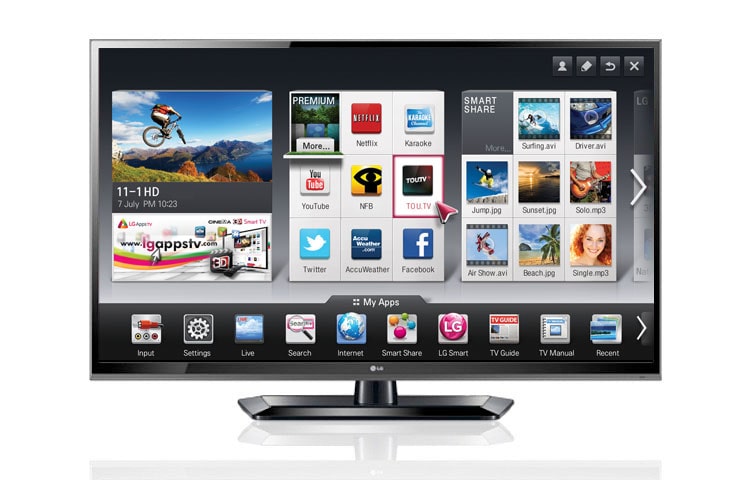 LG 60 inch TV | Smart LED TV | Magic Remote | Built-in Wi-Fi, 60LS5700