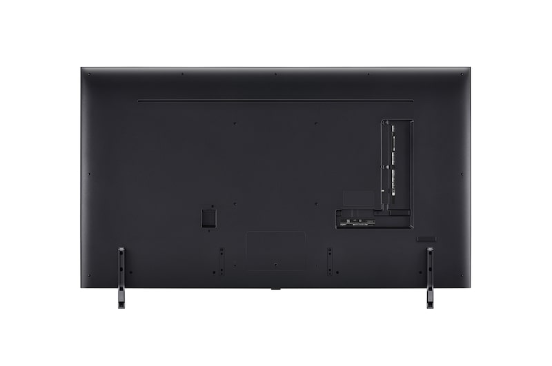 Rear view of LG QNED TV, QNED85