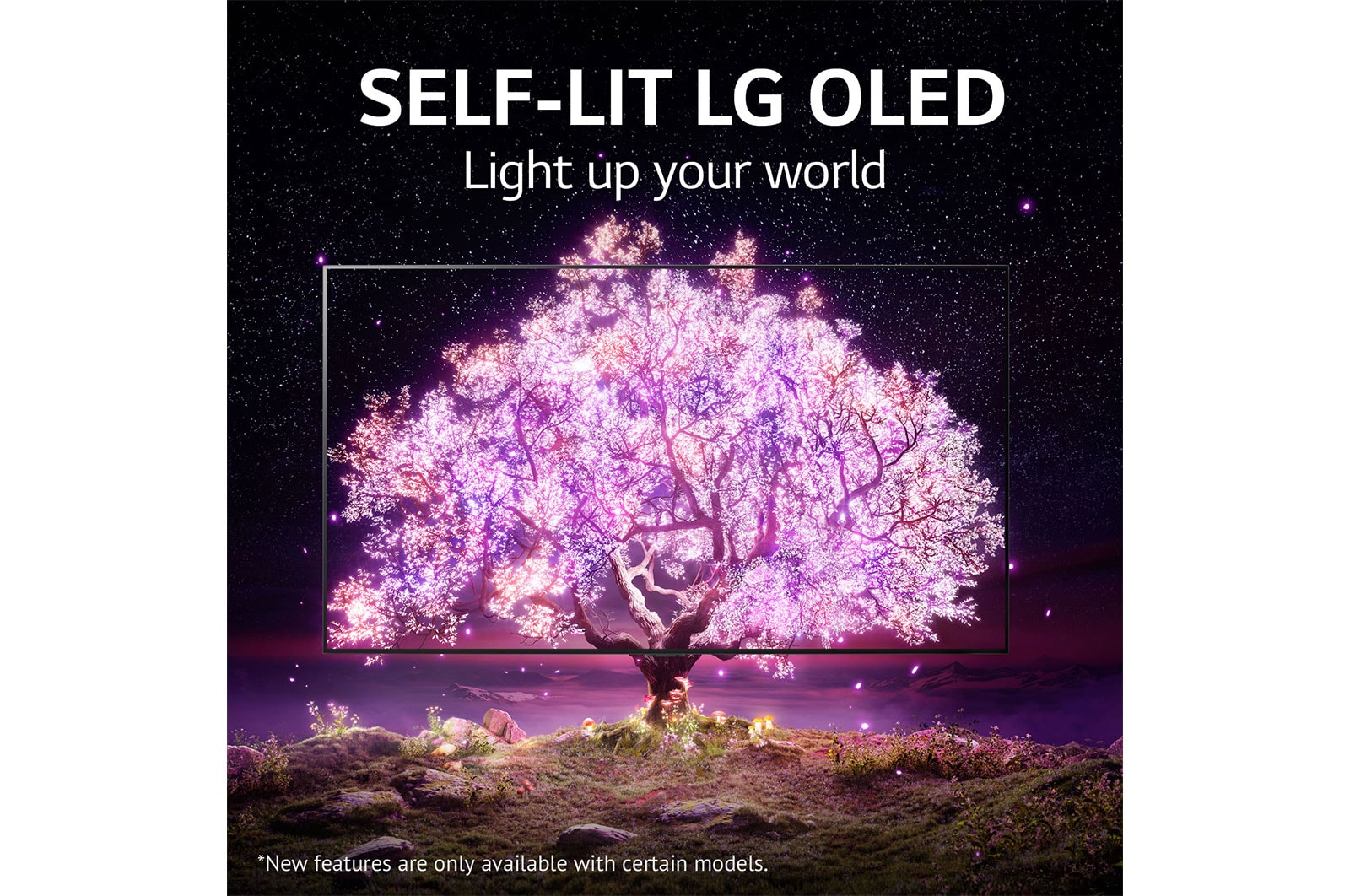 LG C1 55'' 4K Smart OLED TV, OLED55C1AUB