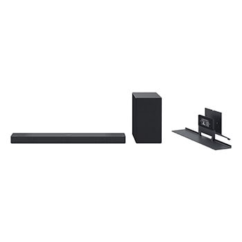 front view of sound bars