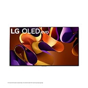 Slightly-angled left-facing side view of LG OLED evo TV, OLED G4