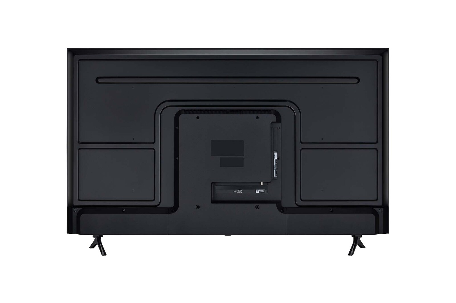 Rear view of LG UHD TV, UT75