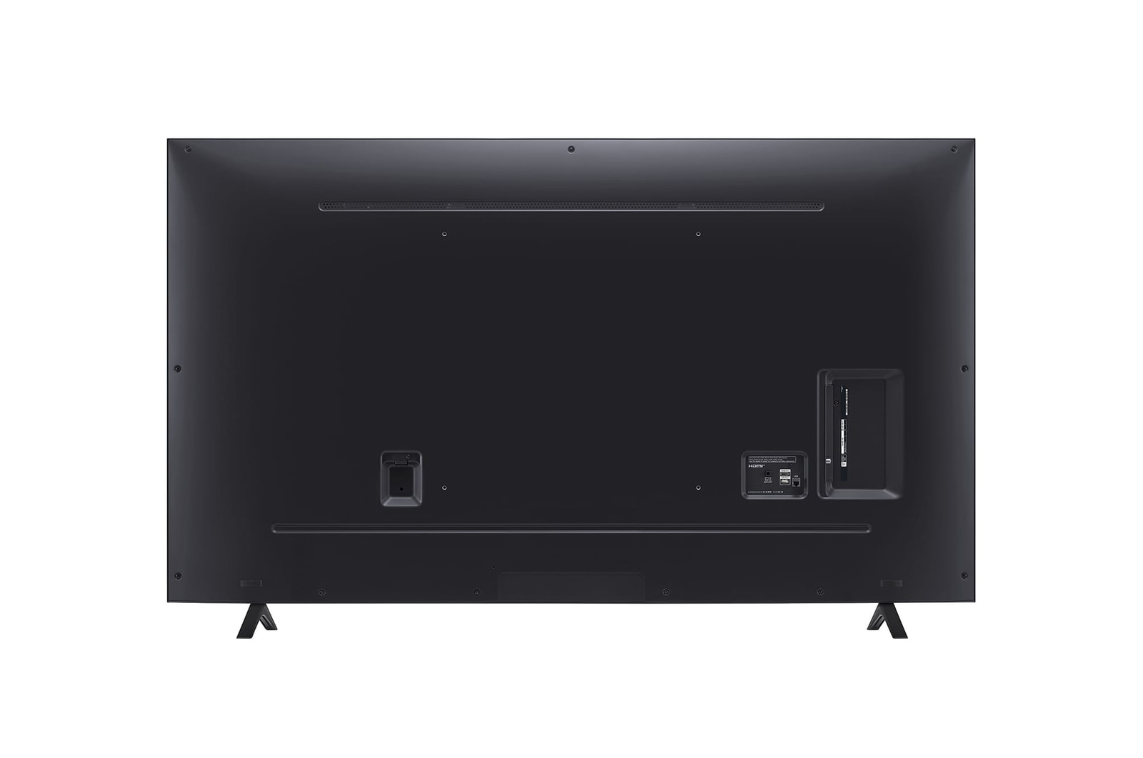 Rear view of LG UHD TV, UT80