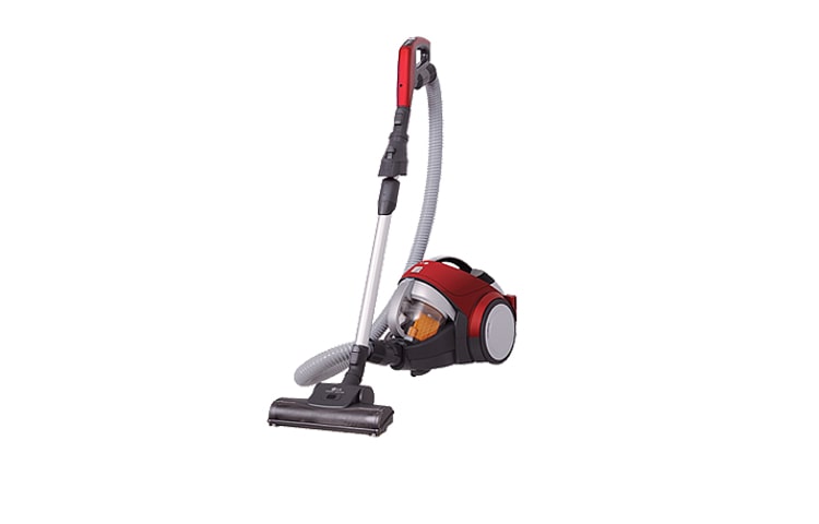 Front view of LG Kompressor™ Pet Care Bagless Canister Vacuum Cleaner LCV800