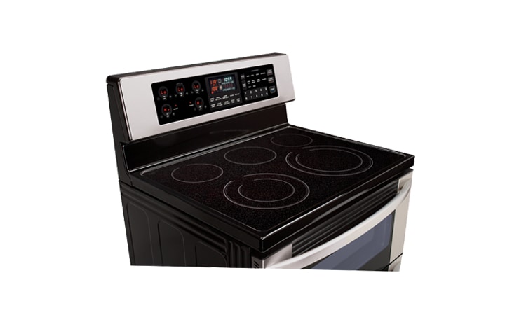 LG 6.7 cu.ft. Double Oven Electric Range (Upper: 2.32 cu.ft. / Lower: 4.38 cu.ft.), LDE3017ST