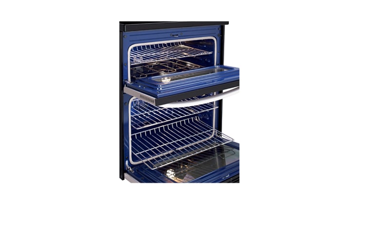LG 6.7 cu.ft. Double Oven Electric Range (Upper: 2.32 cu.ft. / Lower: 4.38 cu.ft.), LDE3017ST