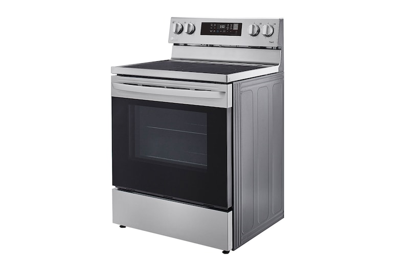 LG 30" Elec. 6.3 cu ft. Range | Fan Convection, Air Fry , EasyClean®& Smart, Stainless, Freestanding, LREL6323S