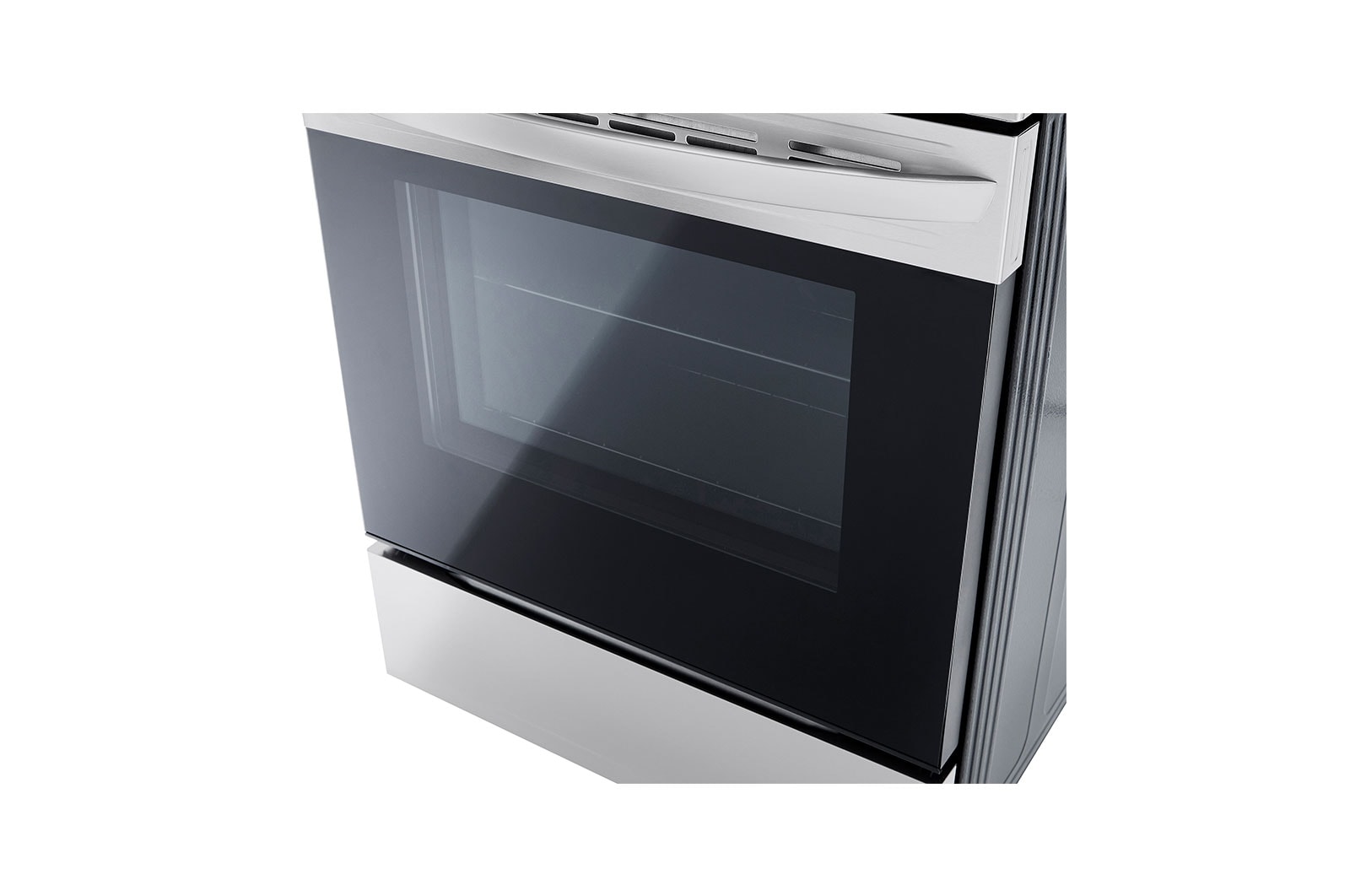 LG 30" Elec. 6.3 cu ft. Range | Fan Convection, Air Fry , EasyClean®& Smart, Stainless, Freestanding, LREL6323S