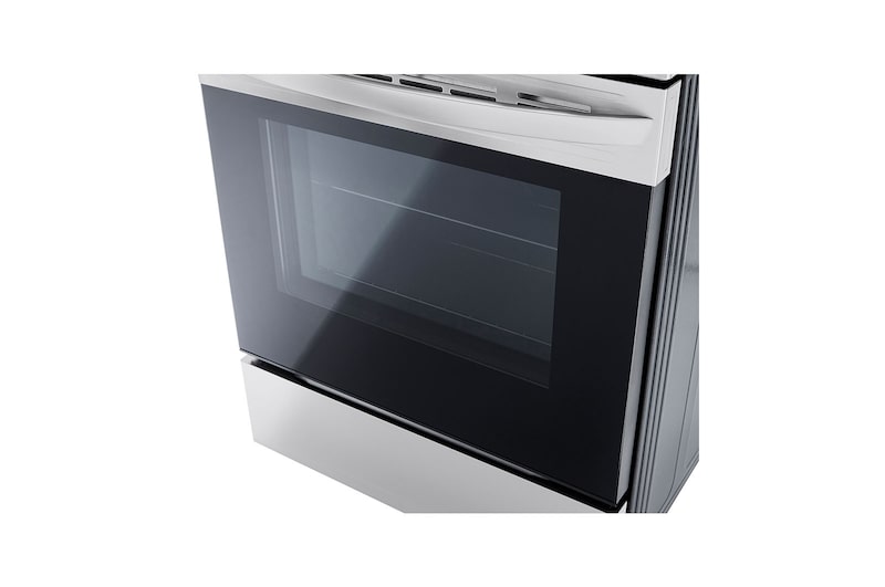 LG 30" Elec. 6.3 cu ft. Range | Fan Convection, Air Fry , EasyClean®& Smart, Stainless, Freestanding, LREL6323S