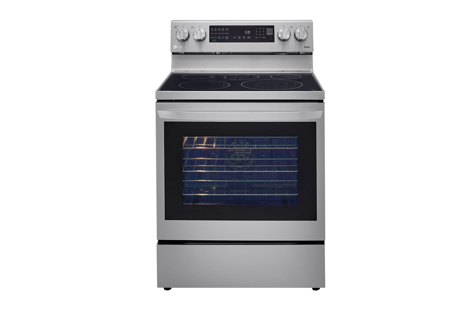 LG 6.3 cu.ft. Air Fry InstaView ThinQ® Electric Range, LREL6325F