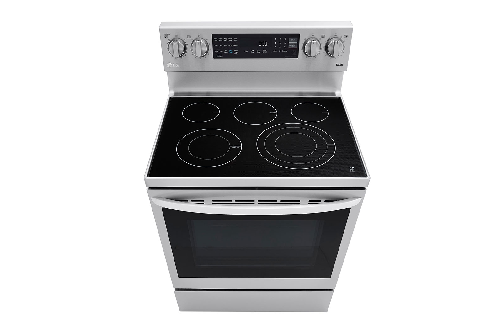 LG 6.3 cu.ft. Air Fry InstaView ThinQ® Electric Range, LREL6325F