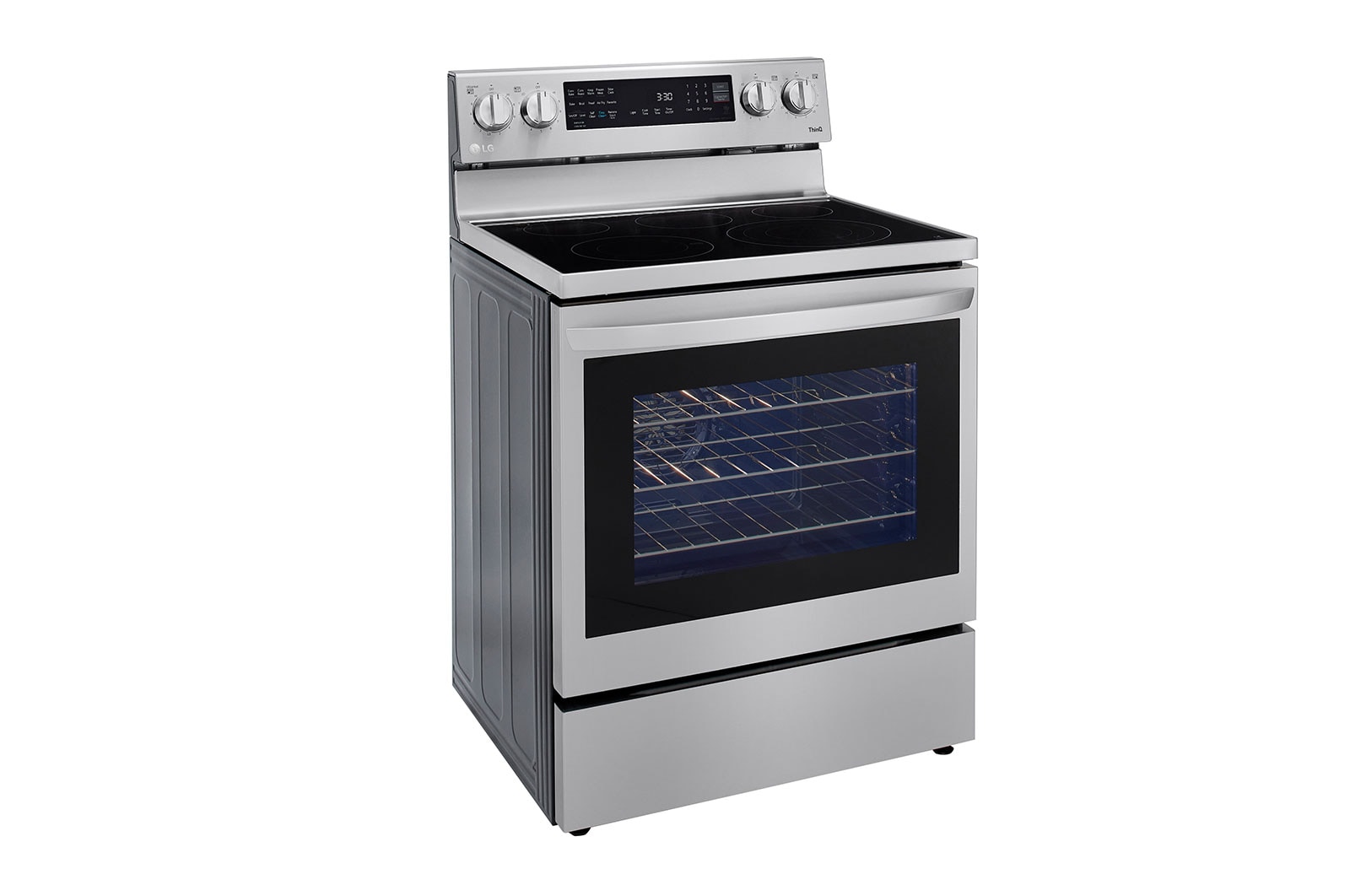 LG 6.3 cu.ft. Air Fry InstaView ThinQ® Electric Range, LREL6325F