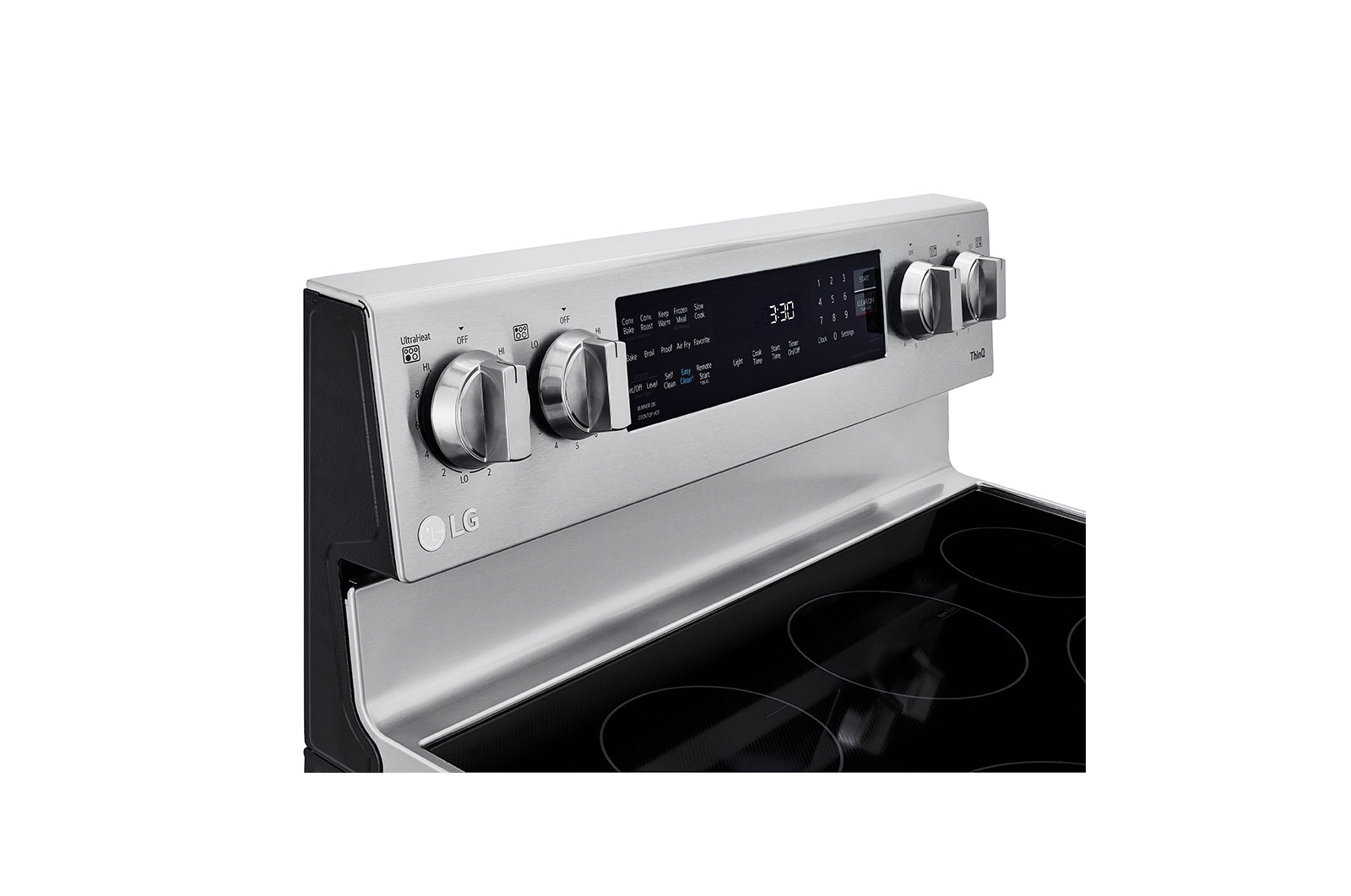 LG 6.3 cu.ft. Air Fry InstaView ThinQ® Electric Range, LREL6325F