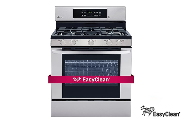 LG 5.4 cu. ft. Gas Range EasyClean<sup>®</sup> and Fan Convection, LRG3081ST